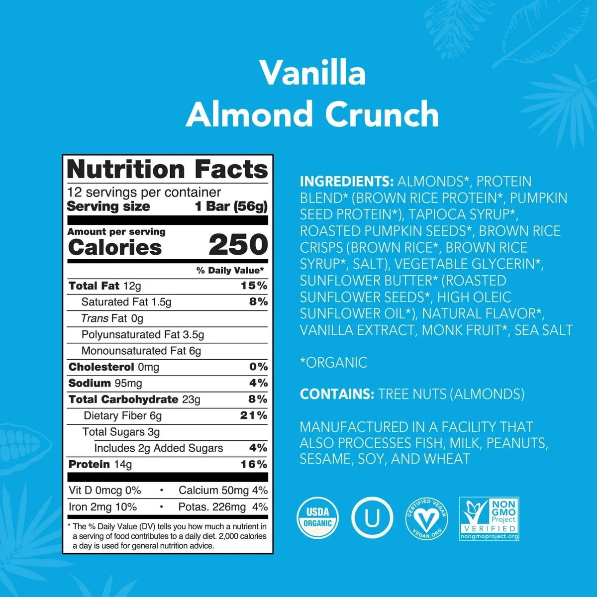 Vanilla Almond Crunch - Protein Bars - Protein-Packed and Ready to Go C5