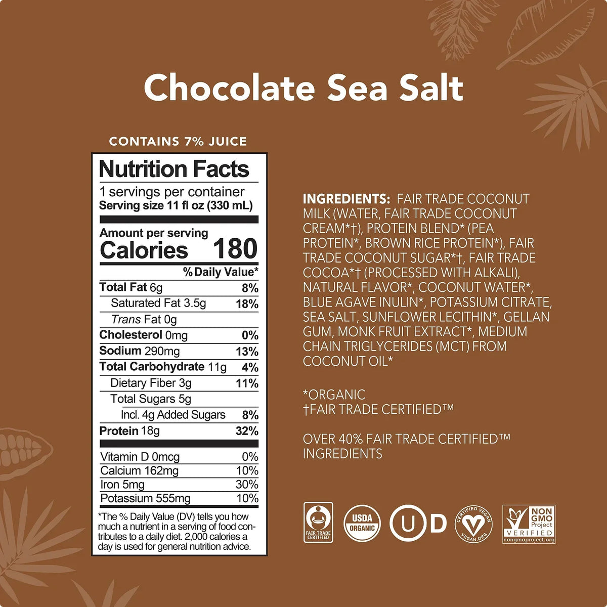 Chocolate Sea Salt - Protein Drinks - Clean Energy, Deliciously Made G5