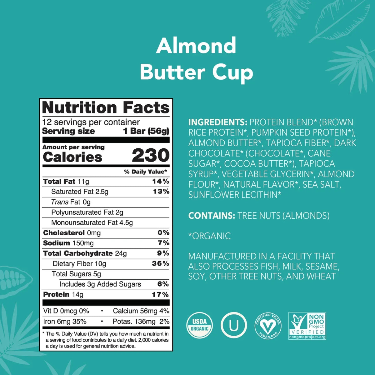 Almond Butter Cup - Protein Bars - Protein-Packed and Ready to Go P2