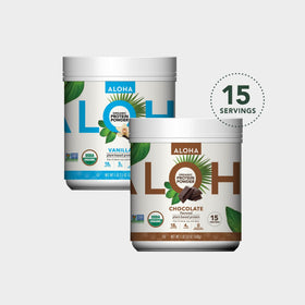 Chocolate + Vanilla Protein Powder - Variety Pack - Protein-Packed and Ready to Go U1