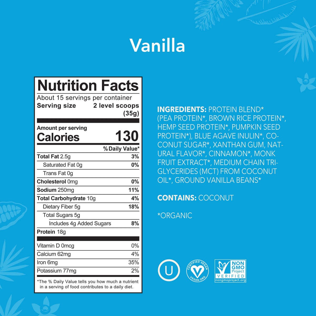 Chocolate + Vanilla Protein Powder - Variety Pack - Protein-Packed and Ready to Go U1